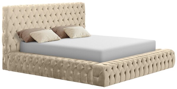 ČALÚNENÁ POSTEĽ, 180/200 cm, prírodná farba Livetastic - Online Only spálne, Online Only