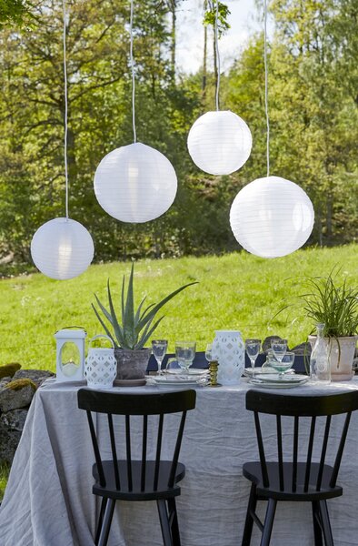 LED lampáš Flame White 16 cm