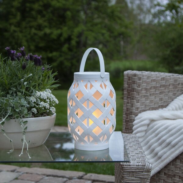 LED lampáš Flame White 23 cm