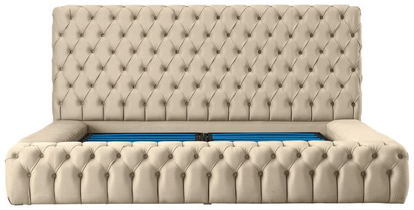 ČALÚNENÁ POSTEĽ, 180/200 cm, prírodná farba Livetastic - Online Only spálne, Online Only