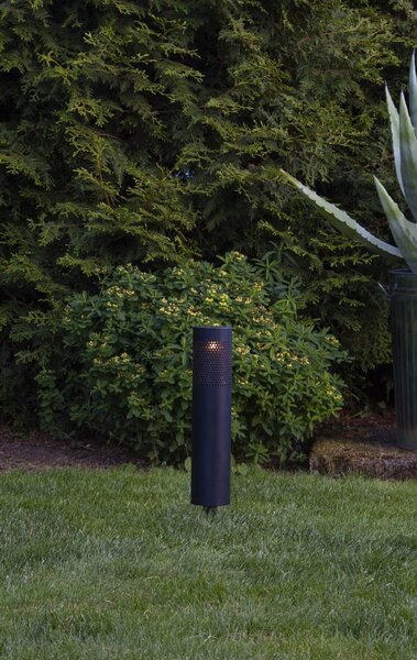 Záhradné osvetlenie na solárne napájanie Bollard Blace 39 cm