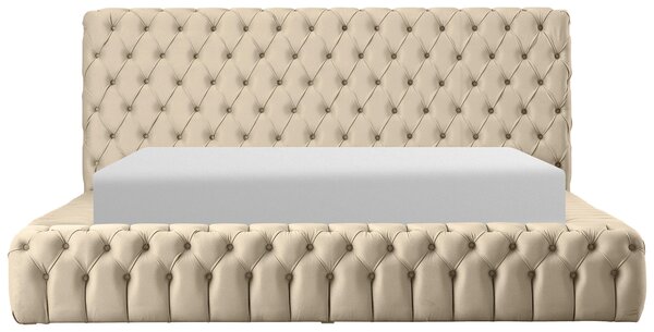 ČALÚNENÁ POSTEĽ, 180/200 cm, prírodná farba Livetastic - Online Only spálne, Online Only