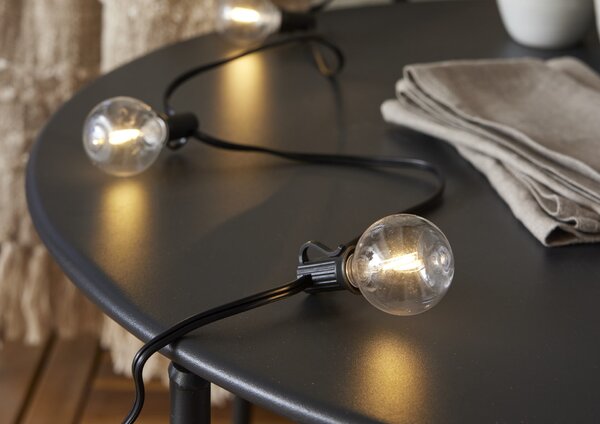 Svetelná reťaz na solárne napájanie Globe Mini – 10 LED žiaroviek