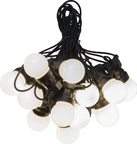 Vonkajšia svetelná reťaz Circus Small Opal – 20 LED žárovek