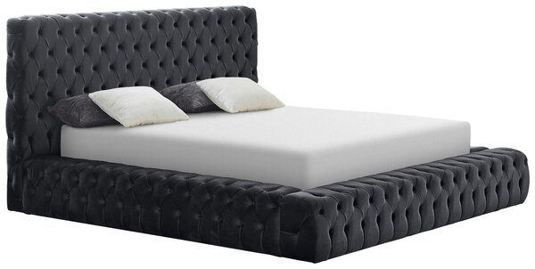 ČALÚNENÁ POSTEĽ, 180/200 cm, sivá Livetastic - Online Only spálne, Online Only