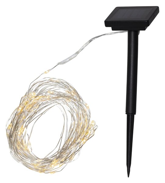 Svetelná reťaz na solárne napájanie Dew Drop 200 LED