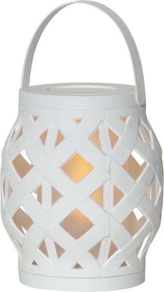 LED lampáš Flame White 16 cm