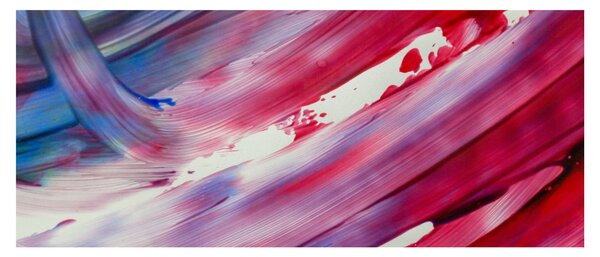 Obraz - ružovo modrej farby (120x50 cm)