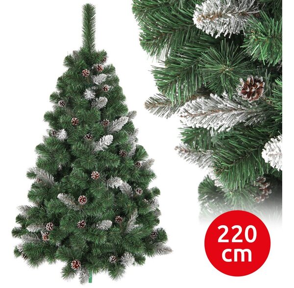 ANMA Vianočný stromček SNOW 220 cm borovica AM0061 + záruka 3 roky zadarmo