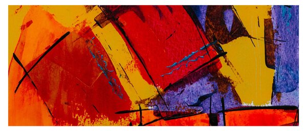 Obraz abstrakcie (120x50 cm)