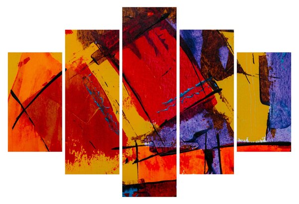 Obraz abstrakcie (150x105 cm)