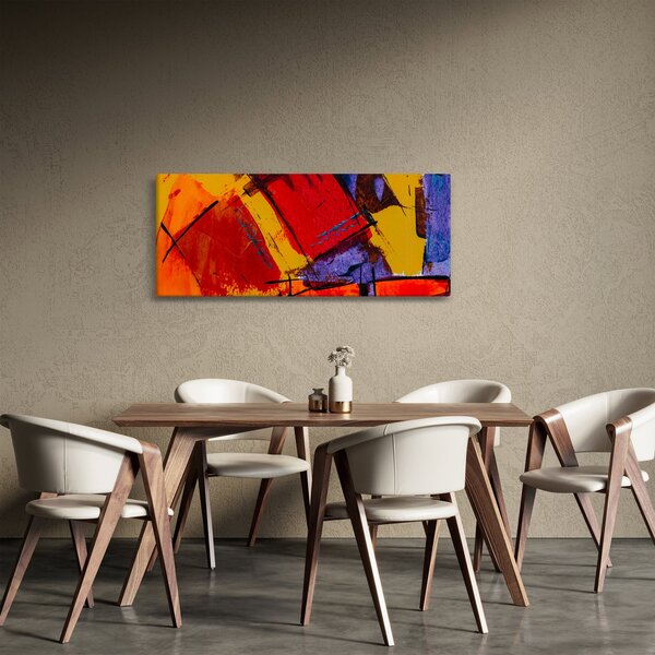Obraz abstrakcie (120x50 cm)