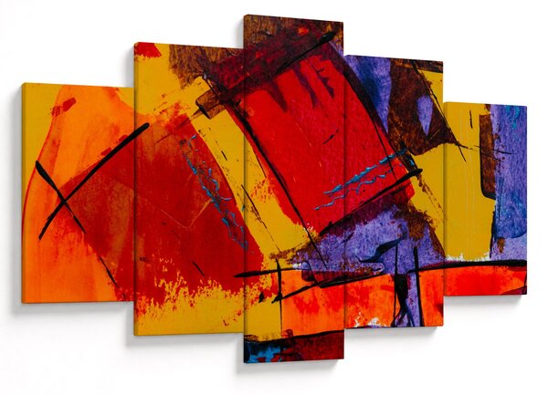 Obraz abstrakcie (150x105 cm)