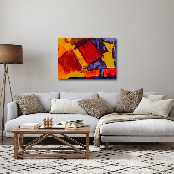 Obraz abstrakcie (70x50 cm)