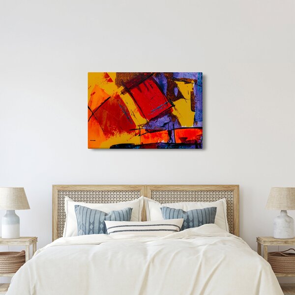 Obraz abstrakcie (90x60 cm)