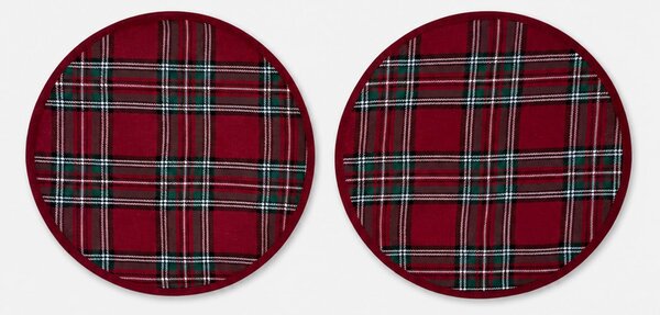 Sinsay - Kockované prestierania 2 pack - červená
