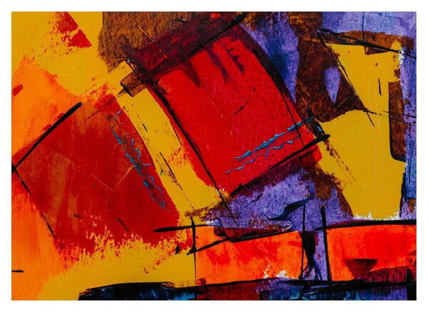 Obraz abstrakcie (70x50 cm)