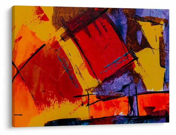 Obraz abstrakcie (70x50 cm)
