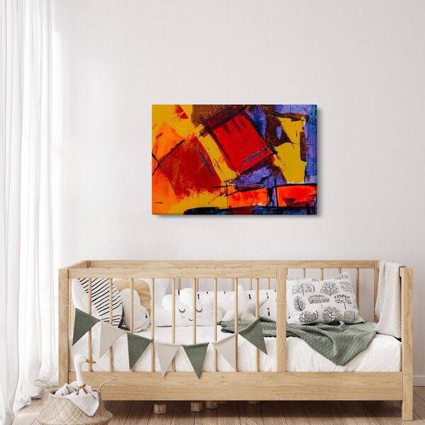 Obraz abstrakcie (90x60 cm)