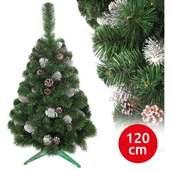 ANMA Vianočný stromček SNOW 120 cm borovica AM0059 + záruka 3 roky zadarmo