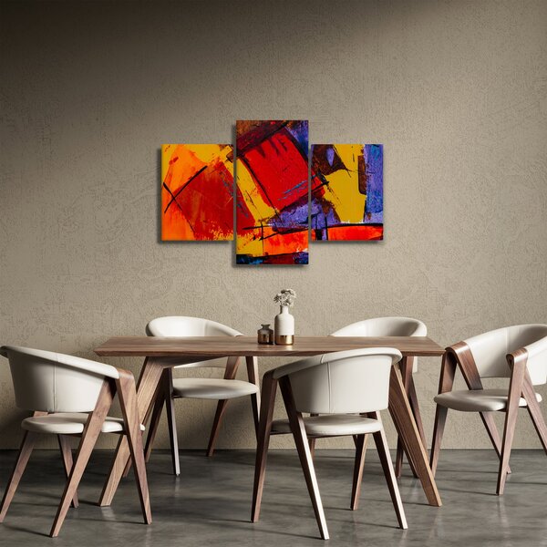 Obraz abstrakcie (90x60 cm)