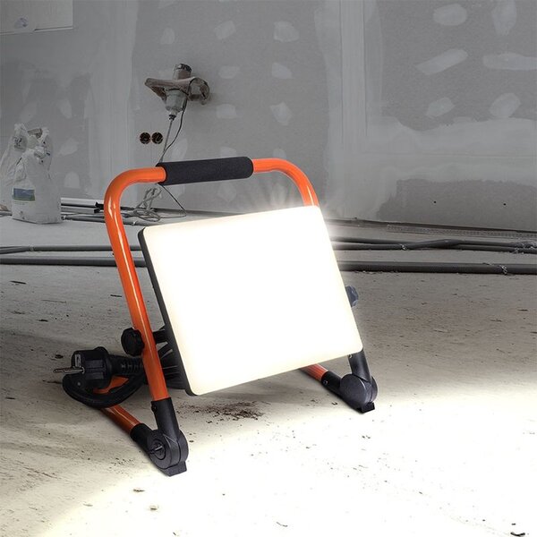 Pracovný LED reflektor so sklopným stojanom 50 W, 4500 lm, 4000 K, IP65 (WM-50W-FEQ) (WM-50W-FEQ)