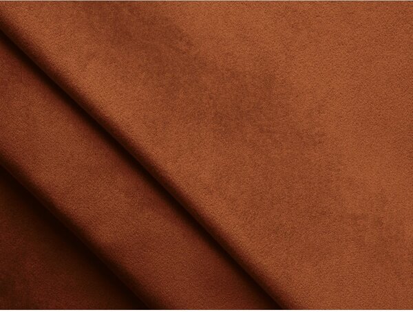 Čalúnená dvojlôžková posteľ v terakotovej farbe s úložným priestorom s roštom 180x200 cm Anani – Makamii