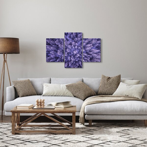 Obraz zasnežených stromov (90x60 cm)