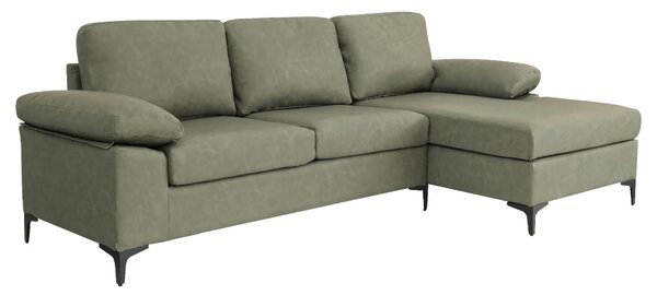 ROHOVÁ SEDAČKA, textil, zelená MID.YOU - Sedačky, Online Only