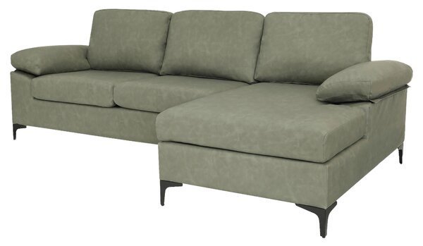 ROHOVÁ SEDAČKA, textil, zelená MID.YOU - Sedačky, Online Only