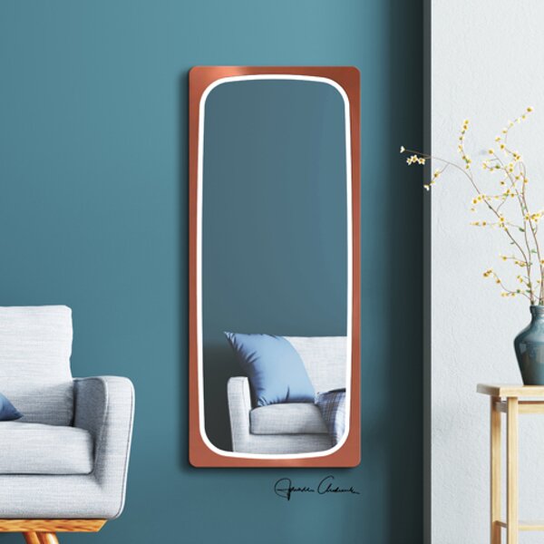 Zrkadlo Ferolini Copper LED 70 x 160 cm