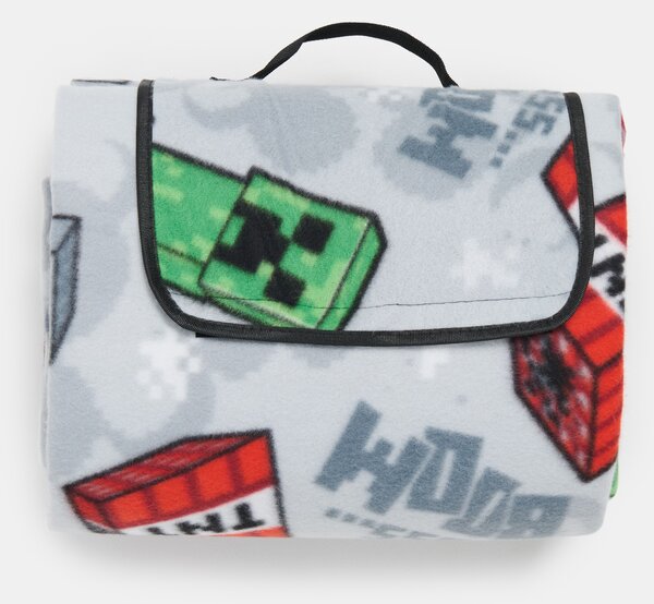Sinsay - Plážová podložka Minecraft - svetlošedá