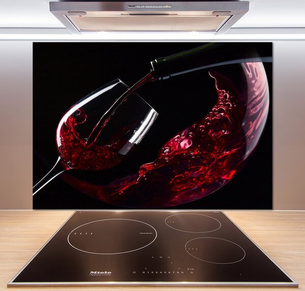 Panel do kuchyne Červené vína pl-pksh-100x70-f-54930015
