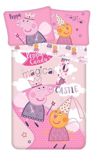 Obliecky Disney Peppa Pig ružové 140x200cm+90x70cm Faro
