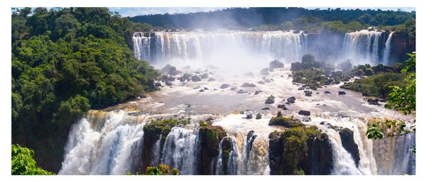 Obraz Iguassu vodopádov (120x50 cm)