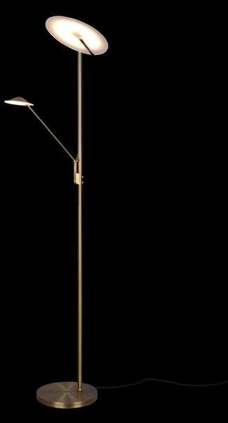 Trio 425610204 LED stojacia lampa Brantford 1x30W+6,5W | 3500lm +650lm | 2700K+3000K+4000K