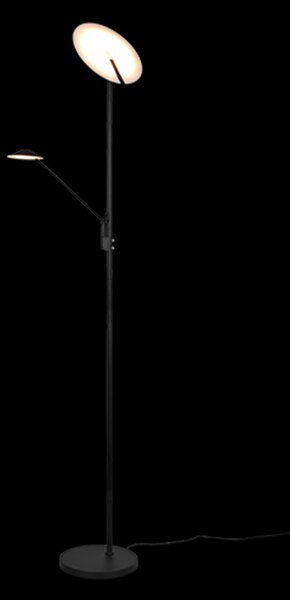 Trio 425610232 LED stojacia lampa Brantford 1x30W+6,5W | 3500lm +650lm | 2700K+3000K+4000K