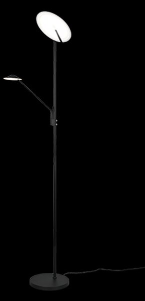Trio 425610232 LED stojacia lampa Brantford 1x30W+6,5W | 3500lm +650lm | 2700K+3000K+4000K