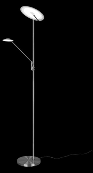 Trio 425610207 LED stojacia lampa Brantford 1x30W+6,5W | 3500lm +650lm | 2700K+3000K+4000K