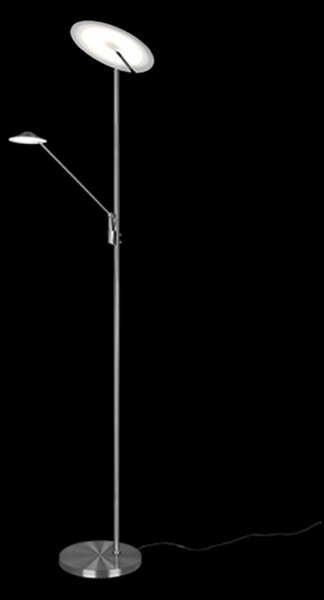 Trio 425610207 LED stojacia lampa Brantford 1x30W+6,5W | 3500lm +650lm | 2700K+3000K+4000K