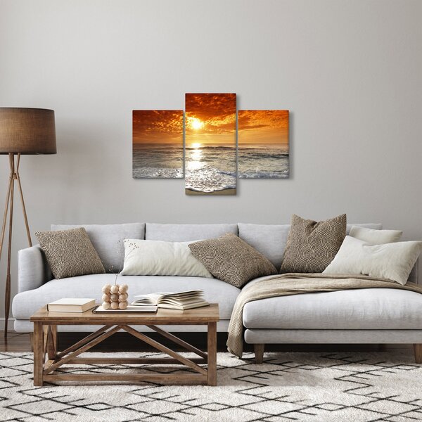 Obraz západ slnka na Korzike (90x60 cm)