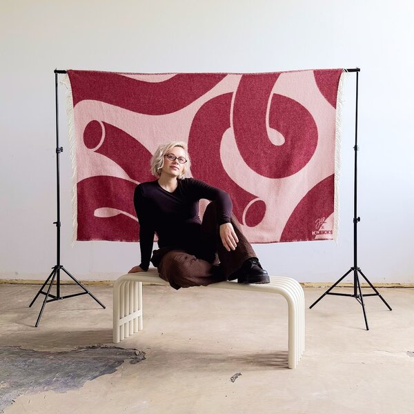 Vlnený pléd Klekks No. 29 (130 × 200 cm)