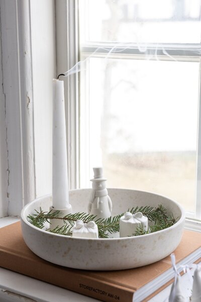 Vianočná dekorácia snehuliak Rune
