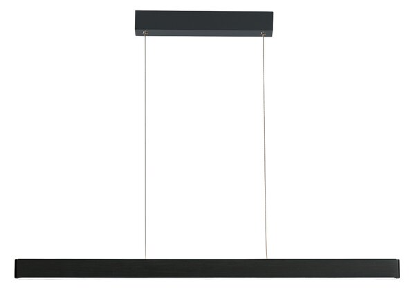 Dizajnový stmievateľný luster Olivier 120 čierna