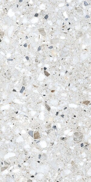Terazzo Silver 120x60 R BA 7 mm