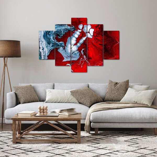 Obraz abstraktných škvŕn (150x105 cm)