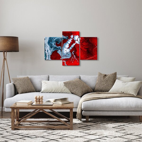 Obraz abstraktných škvŕn (90x60 cm)