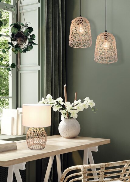 Trio R51131036 stolná lampa Rike 1x40W | E27