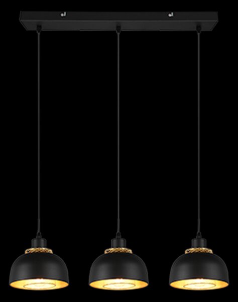 Trio R30813032 závesný luster Punch 3x40W | E27