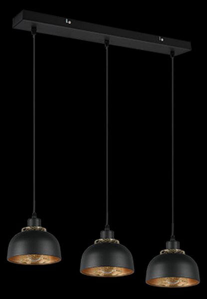 Trio R30813032 závesný luster Punch 3x40W | E27